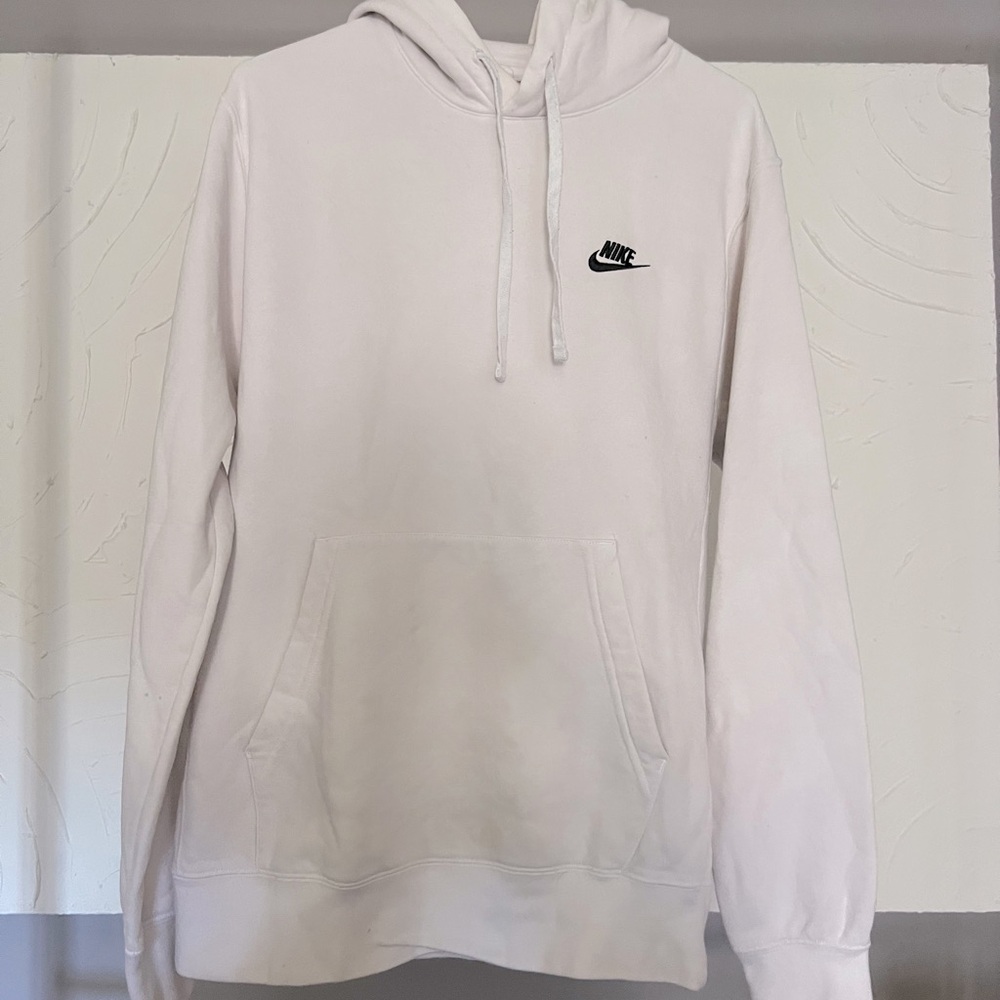 white nike hoodie